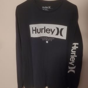 Hurley black long-sleeved Large fits like Med